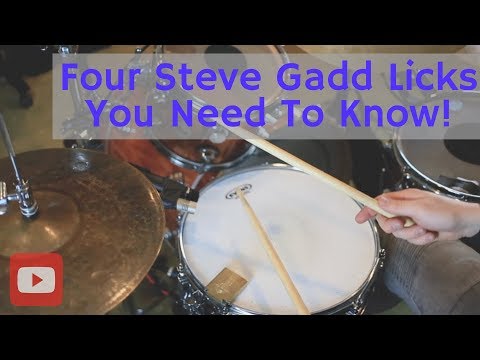 Four Steve Gadd Licks You Need To Know!