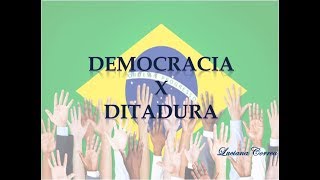 Qual A Diferença Entre Democracia E Ditadura