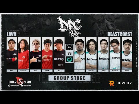 Lava vs beastcoast - DPC SA 2021/22 Tour 2: Division I - Group Stage - B03