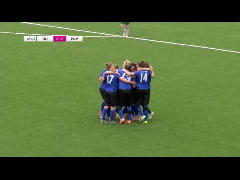 GOL, Manja Rogan in Sara Makovec; ŽNK Olimpija - ŽNK Beltinci 1:3, 1. SŽNL 2016/17