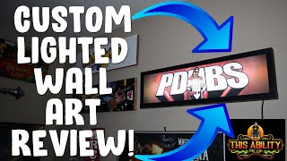 Custom Lighted Wall Art Marquees by ThisAbility Upgrades Review!