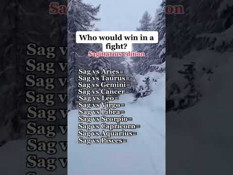 Who would win a fight. Sagittarius edition - Zodiac signs Shorts