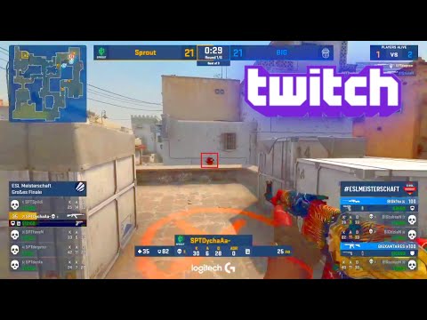 DYCHA 1 V 5 ACE, CLUTCH || SPROUT VS BIG || TWITCH HIGHLIGHT || CSGO ESL TOURNAMENT MATCH