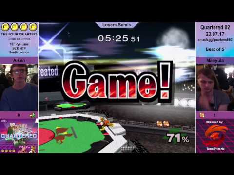 Quartered 2 - Singles - Losers Semis - Aiken vs Manyula