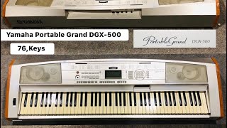 Video thumbnail for Yamaha portable grand DGX-500  76,keys  ( Wilson’s music instruments 03371476660 ) by Wilsons Musical Instruments