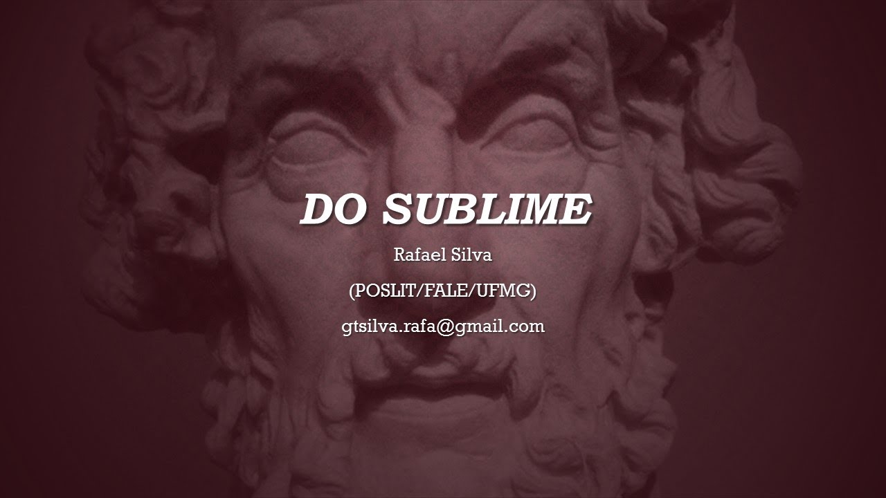 Do Sublime (Fundamentos de Literatura Grega Antiga)