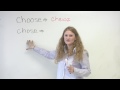 Common Mistakes in English - Choose & Choice