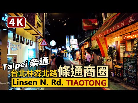 renascimento? Taipei Linsen North Road, Taipei Linsen North Road (área de comércio ART do distrito comercial de Tiaotong) / Taipei Linsen North Road