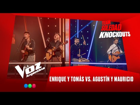 Enrique and Tomás vs. Agustín and Mauricio - Team Soledad - Knockouts - The Voice Argentina 2025
