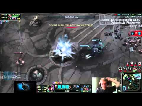 Mordekaiser 1v4, then 1 shot penta from Jankos stream