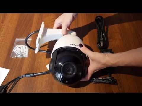 Camera IP PTZ 4” Speed Dome full HD 1080P Zoom 18X Eyecam EC‐1324 - www.1cctv.ro