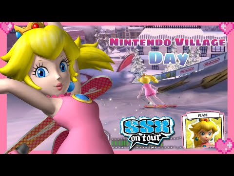 💗 SSX on Tour (Nintendo Village Day) Peach Gameplay 💗