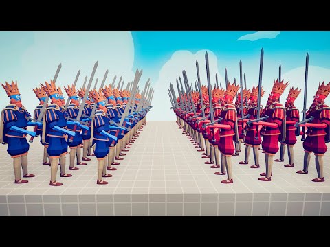 50x MELEE UNITS vs ITSELVES | TABS Totally Accurate Battle Simulator
