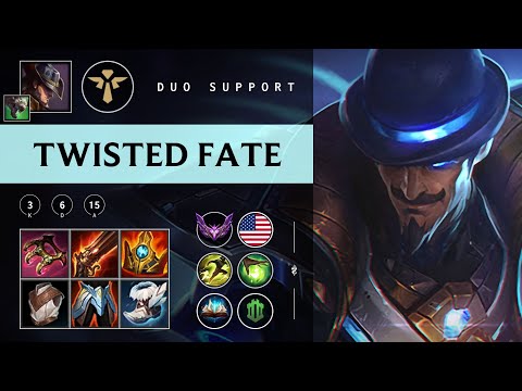 Twisted Fate Support vs Thresh - NA Master Patch 25.24