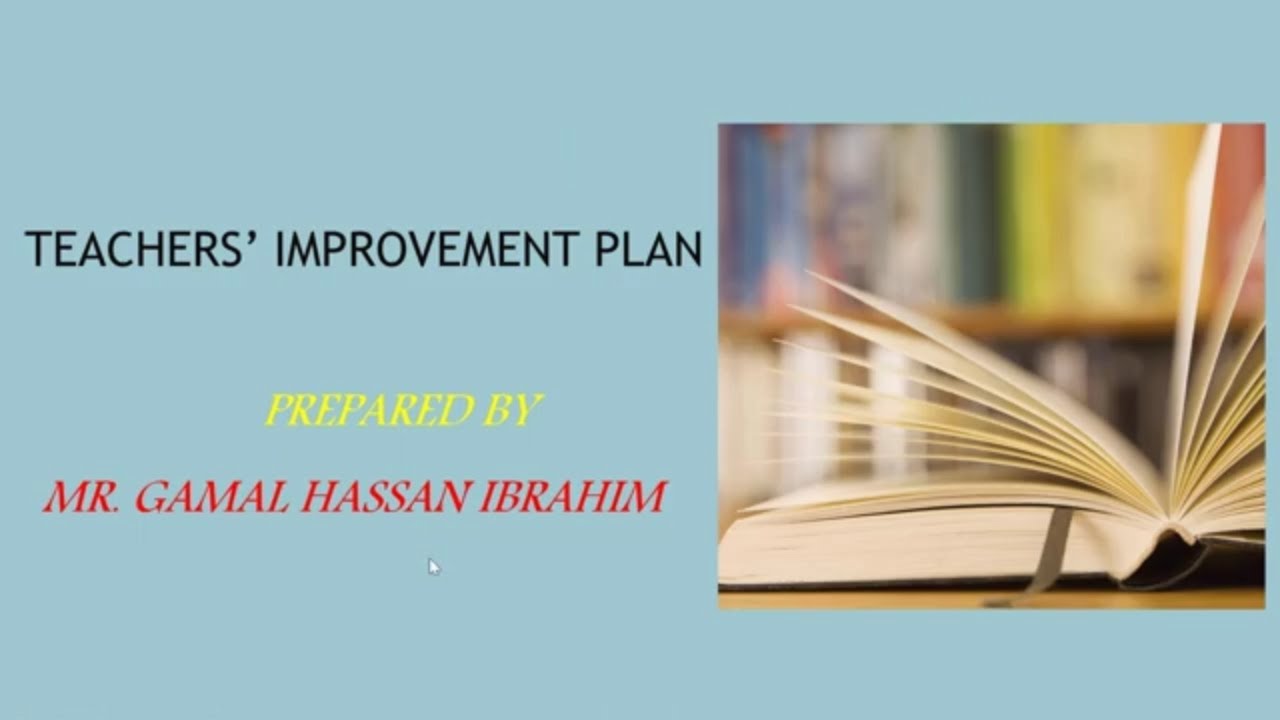 Teachers' Professional Improvement Plan