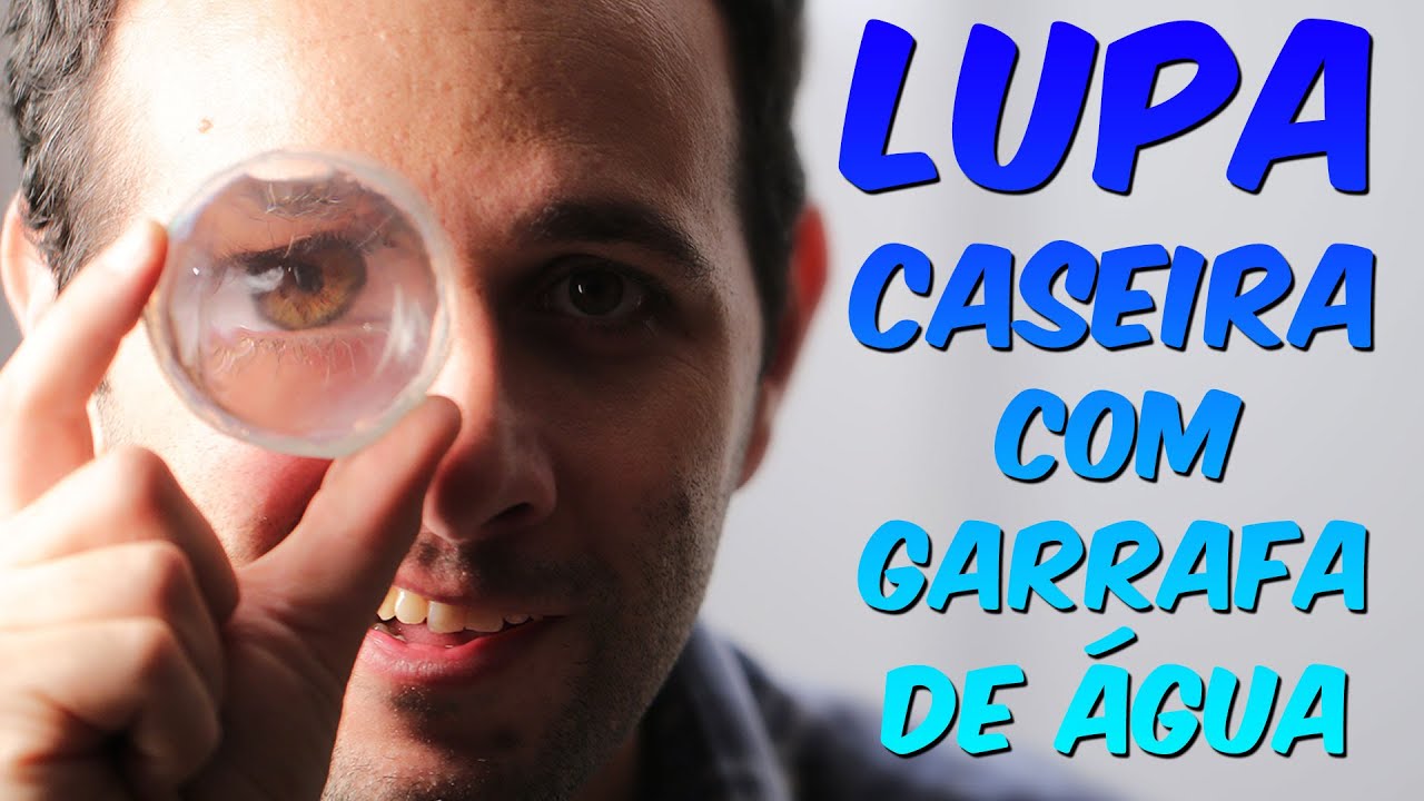 COMO FAZER UMA LENTE DE AUMENTO em casa