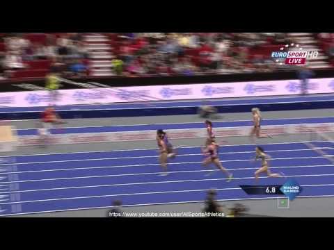 Malmo Games - Alina Talay 7.93 - Women's 60 Metres Hurdles Semi Final 2