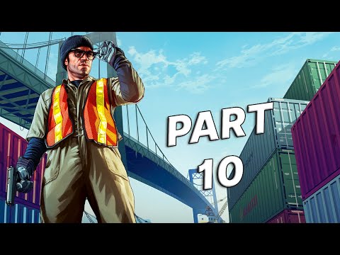 GTA 5 PS5 Expanded & Enhanced Gameplay Walkthrough Part 10 - Scouting the Port