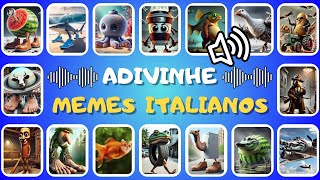 Adivinhe MEMES ITALIANOS BRAINROT ANIMALS Tung Sahur, Tralalero Tralalá, Bombardino Crocodilo|#quiz