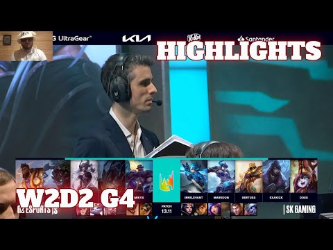 G2 vs SK - Highlights (ESS Reacts) | Week 2 Day 2 LEC Summer 2023 | G2 Esports vs SK Gaming W2D2