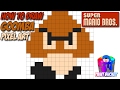 How To Draw A Goomba Super Mario Bros