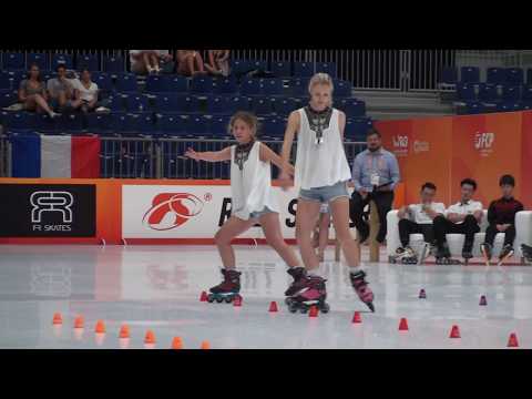 2019 WRG Inline Freestyle Pair Slalom 12th Place Brzezinska Zofia/ Hartmanis Klaudia (POL)
