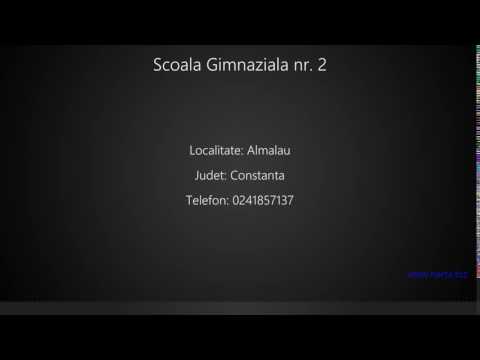 Scoala Gimnaziala nr. 2 Almalau
