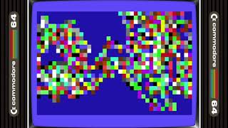 Weird colourful patterns | Commodore Basic | Oneliner | Random Numbers