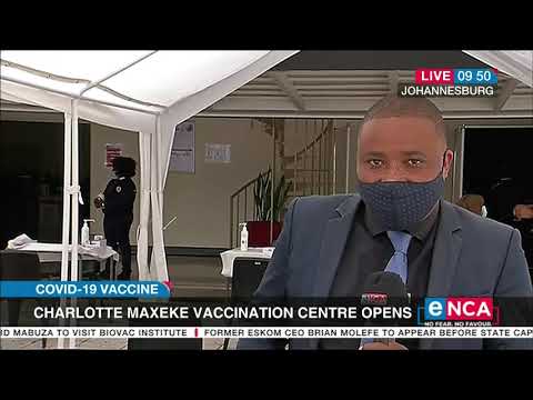COVID 19 Vaccine Charlotte Maxeke vaccination centre open