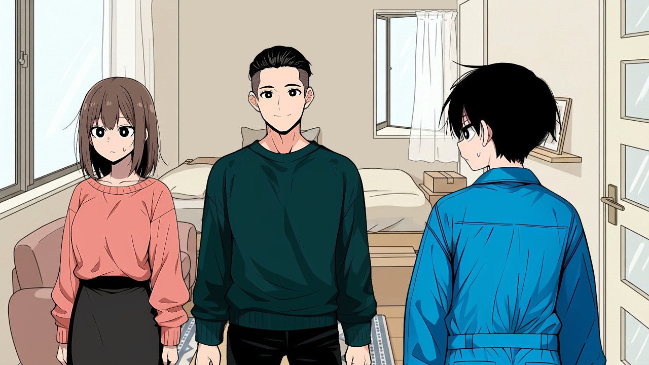 彼女の家の引越しに来た 引越し屋の彼氏  #アニメコント #コント