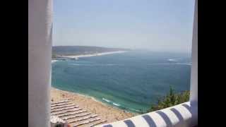 preview picture of video 'Sítio da Nazaré - Vista da praia - Portugal'