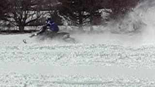 preview picture of video 'Just Playin' in the Snow-Allegany County, NY'