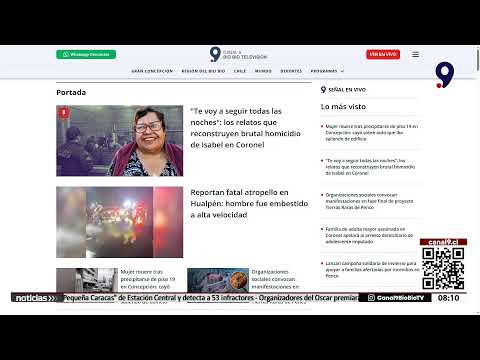 🔴 EN VIVO | NoticiasMatinal | Canal 9 BíoBíoTV 💻