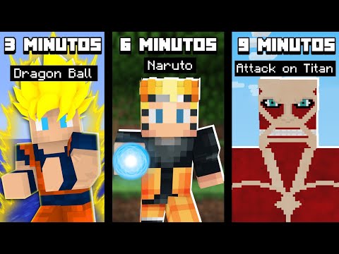 EVERY 3 MINUTES MINECRAFT TELEPORTS ME TO A DIFFERENT ANIME!