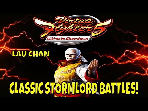 VF5US- LAU CHAN: CLASSIC STORMLORD MATCHES! (Virtua Fighter 5: Ultimate Showdown)- FGC.