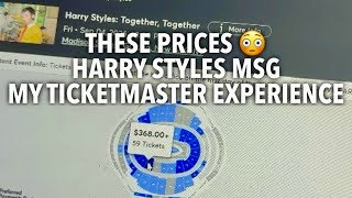 Buying Harry Styles Together Together Tickets on Ticketmaster - MSG Seating Chart & Prices