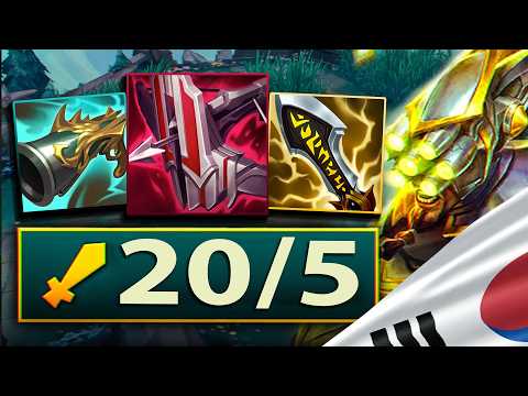 KOREAN CRIT MASTER YI STRAT IS UNBELIEVABLY STRONG