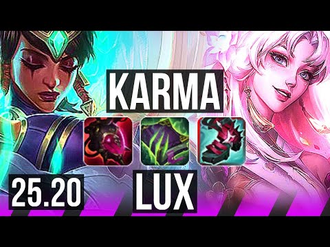 KARMA & Ezreal vs LUX & Jhin (SUP) | 4/2/26 | KR Diamond | 25.20