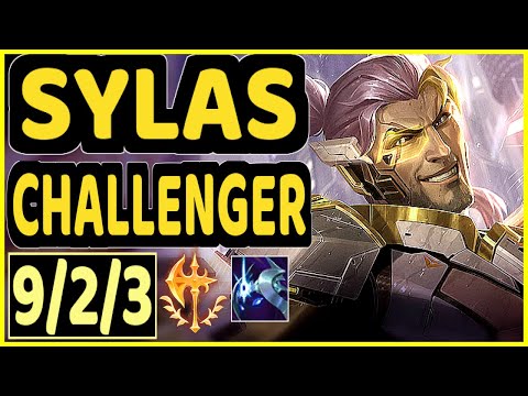 ZEUS (SYLAS) - 9/2/3 KDA CHALLENGER GAMEPLAY - KR