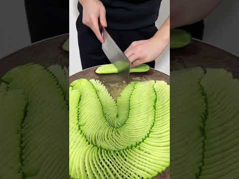Amazing Green Reddish Cutting Trick . Chinese Style . #shorts #vairalvideo #chefsufiyan