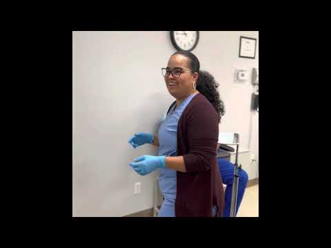 Ear Lavage performed by medical assistant #medicalassistant