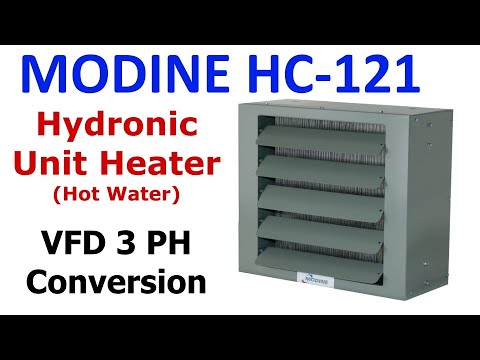 Modine Hydronic Unit Heater Converted to 3 Phase # 321