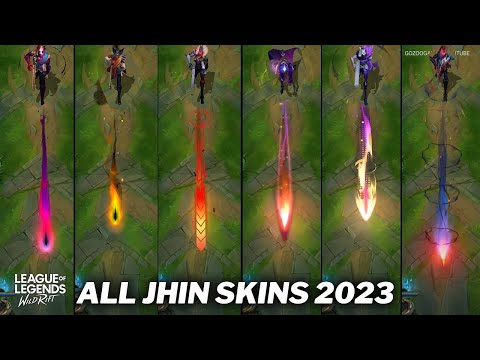 All Jhin Skins 2023 Comparison WildRift