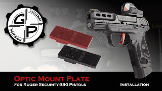 Security-9 and Security-380 Optic Mount Plate Installation
