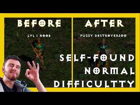 Self Found Sorceress Guide - SC & HC Normal diff. - Diablo 2
