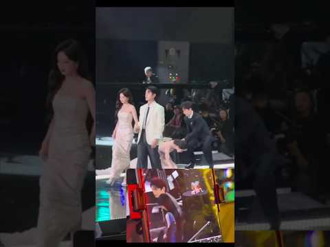 Ding Yuxi's reaction when Sister Meng fell ##mengziyi #dingyuxi #chineseactor #short