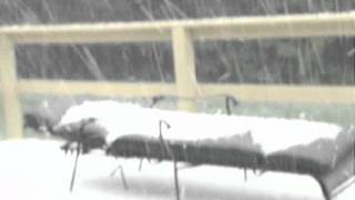 preview picture of video 'Severe hail storm - Tobyhanna PA - Poconos'