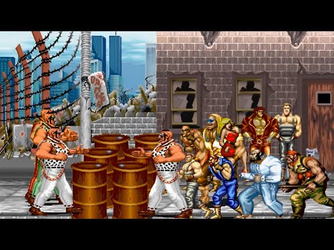 2 PLAYERS DOUBLE ABIGAIL Full Playthrough Final Fight MT-32 SOUND