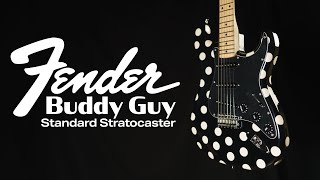 Video thumbnail for Fender Buddy Guy Standard Stratocaster | Polka Dot Finish by MooreMusicGuitars