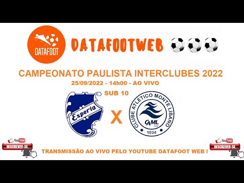 ESPERIA X MONTE LÍBANO - INTERCLUBES 2022 - SUB 10 - AOVIVO